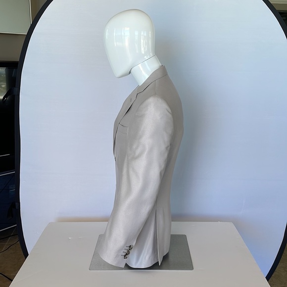 Valentino Sport Jacket Light Silvery Gray 46 Euro 36 US - Picture 8 of 11